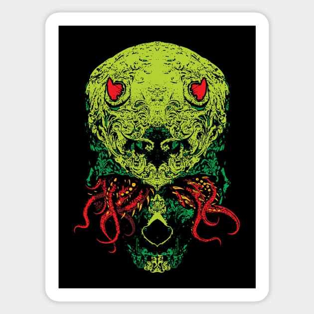 Lovecraftian Horror 4 Sticker by FAKE NEWZ DESIGNS